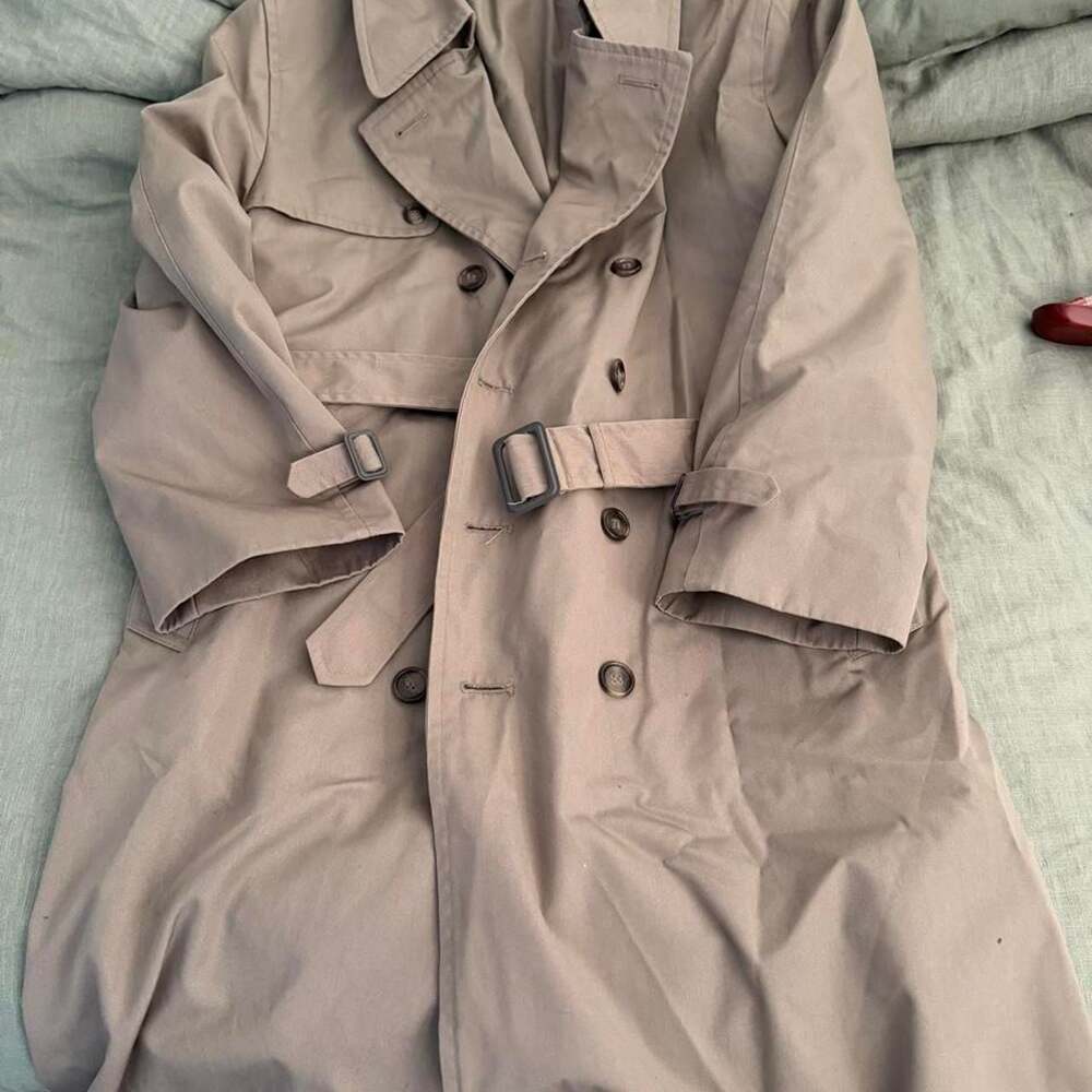 The Men's Store Vintage Belted Trench Coat Size 42 Reg